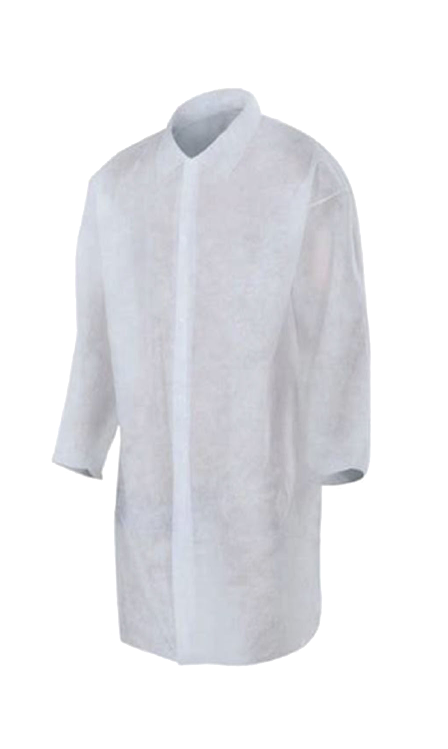 Bata blanca con velcro