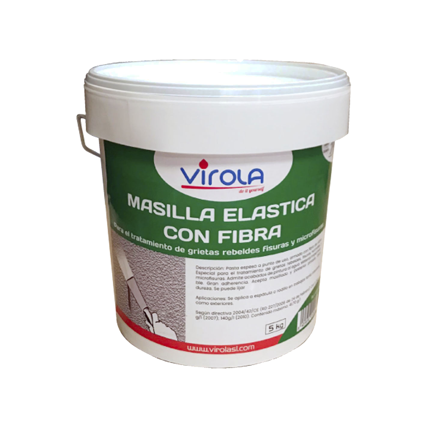 Masilla elástica con fibra