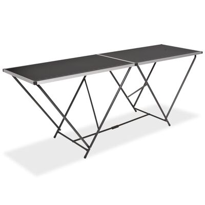 Mesa empapelar 2m Aluminio