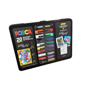Maletín POSCA Metal 20uds